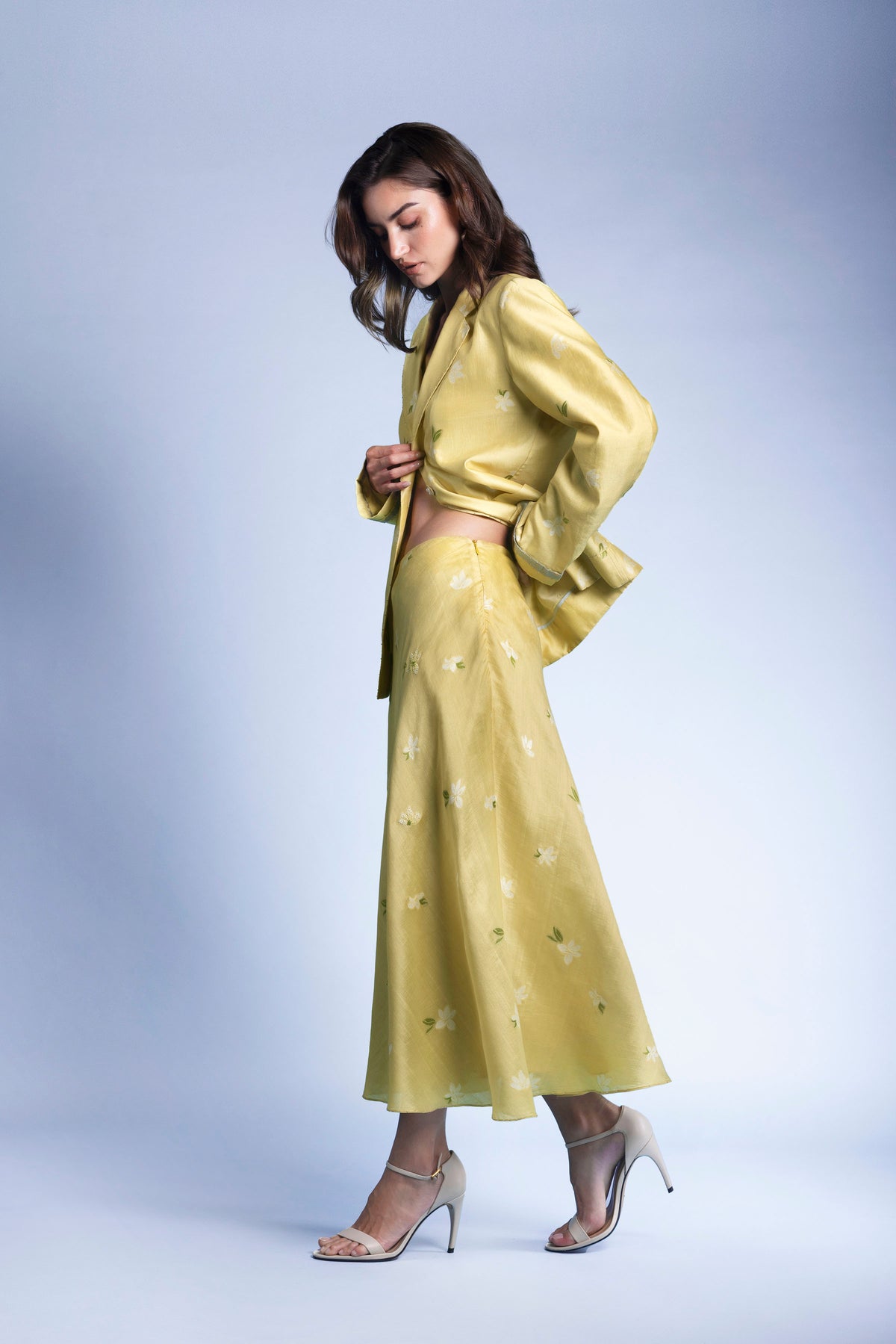 GOLDEN HOUR SILK SKIRT