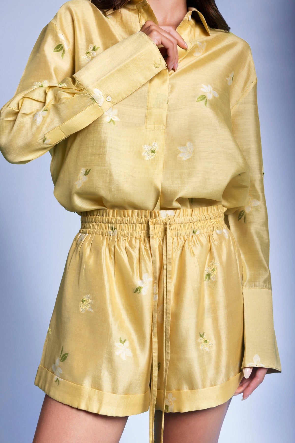 GOLDEN HOUR SILK SHORTS