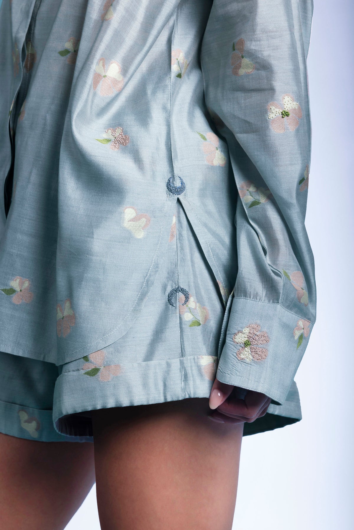 BLUE HOUR SILK SHIRT