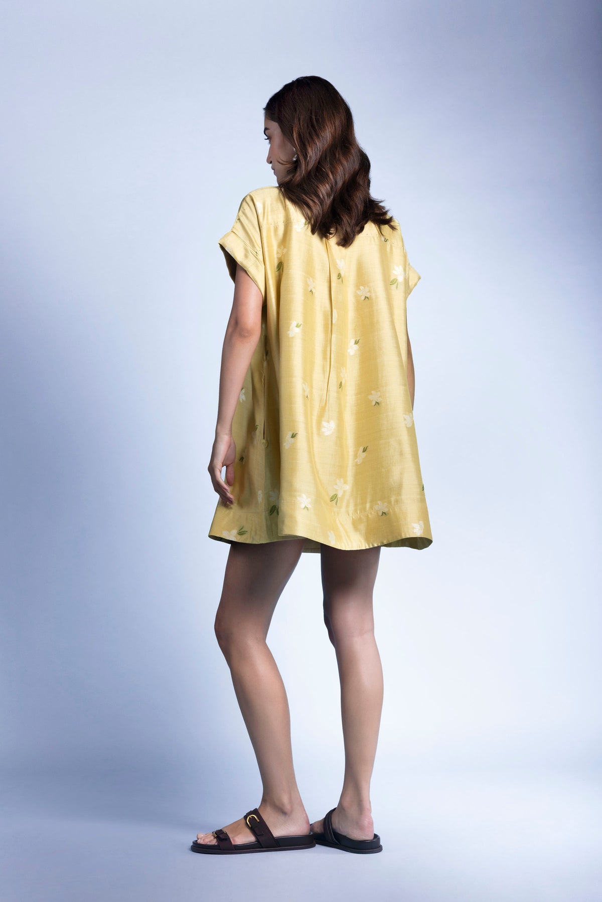 SUNLIGHT SILK SHIRT DRESS