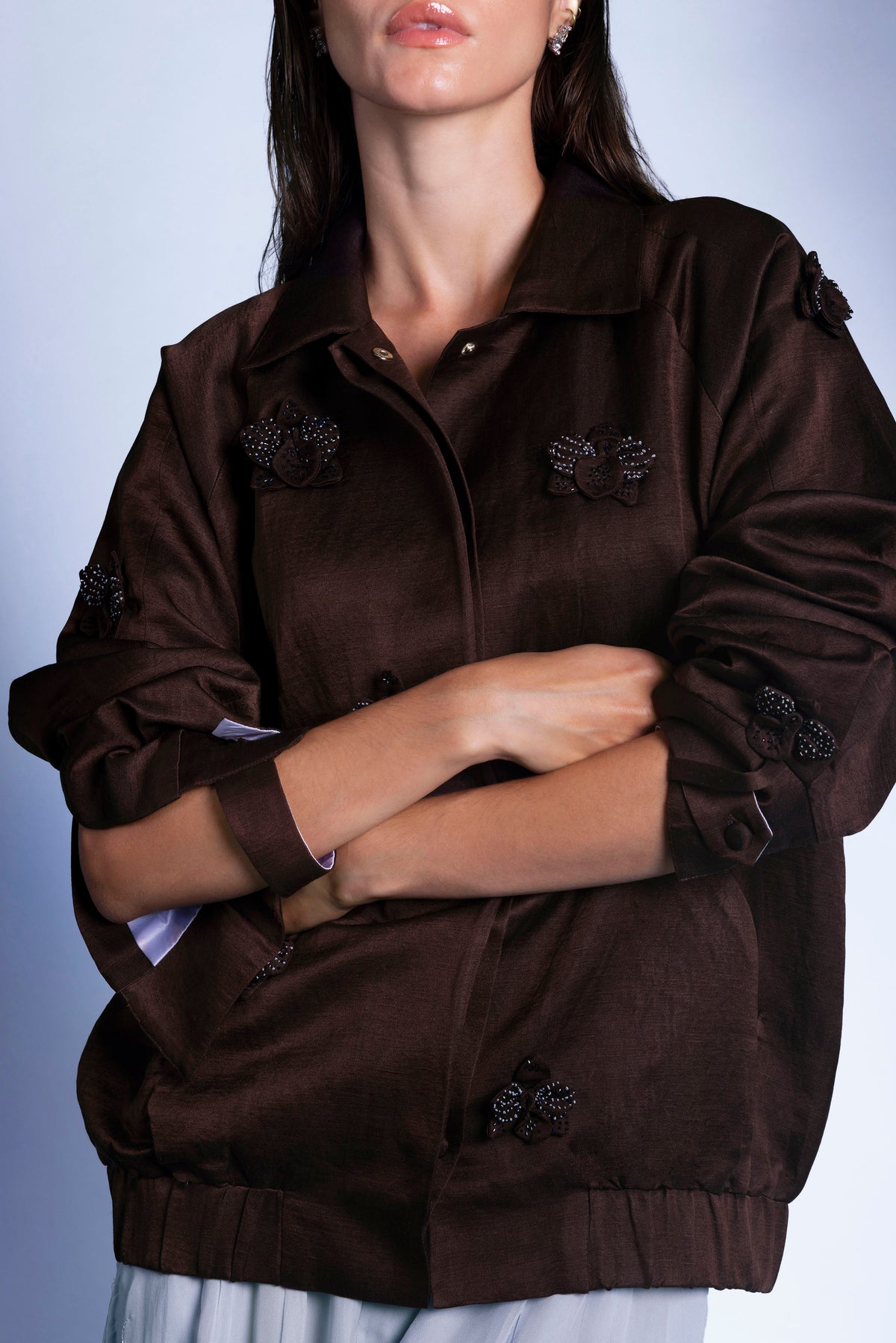 SKY SULL OF ORCHIDS JACKET