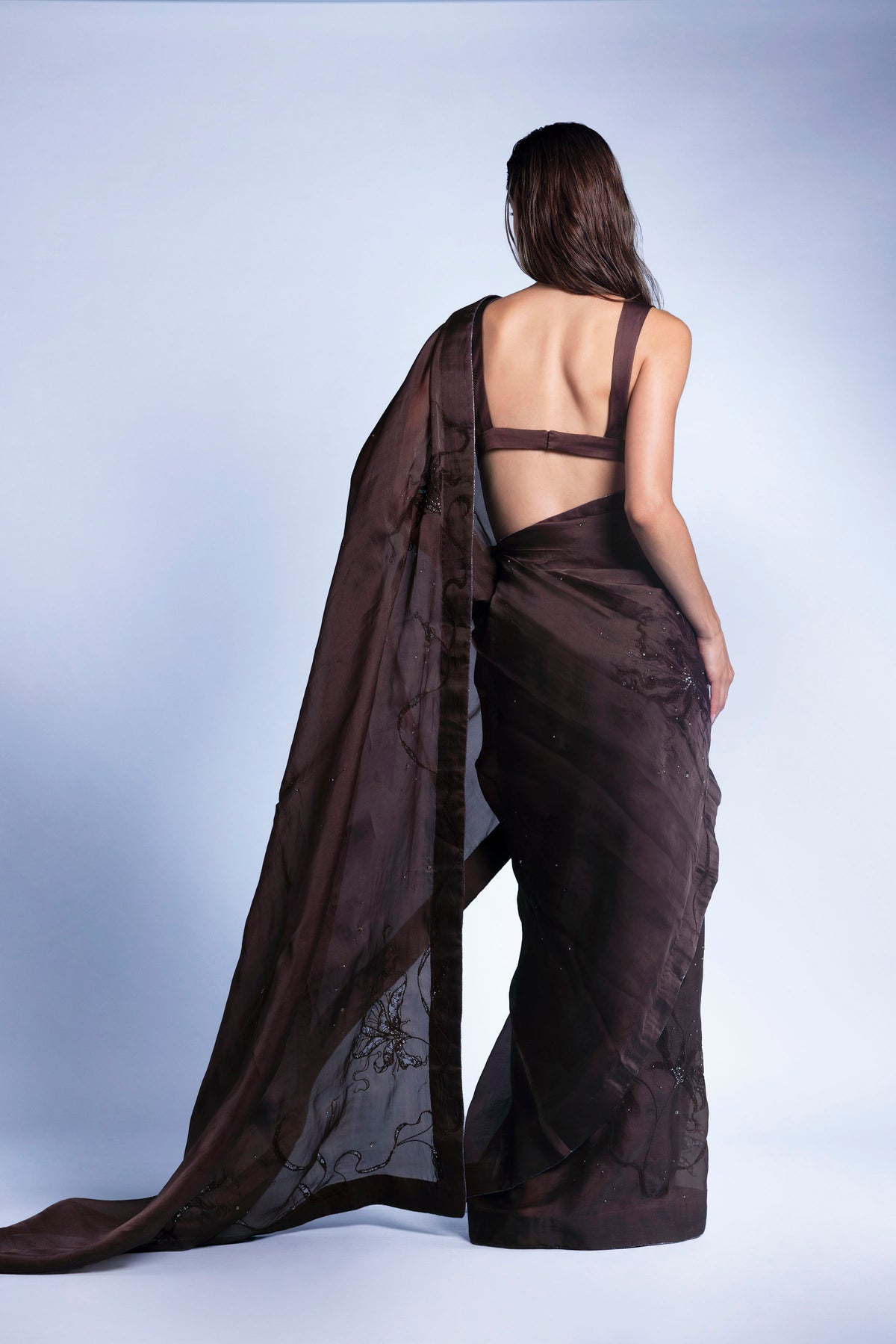 DRAPED TWILIGHT SAREE