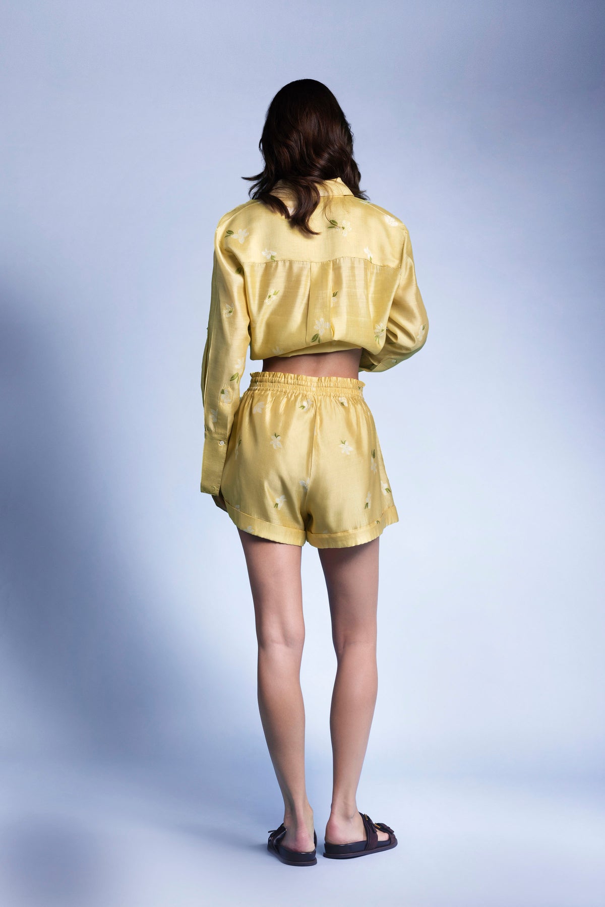 GOLDEN HOUR SILK SHORTS