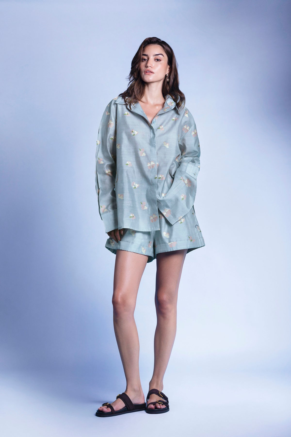 BLUE HOUR SILK SHIRT