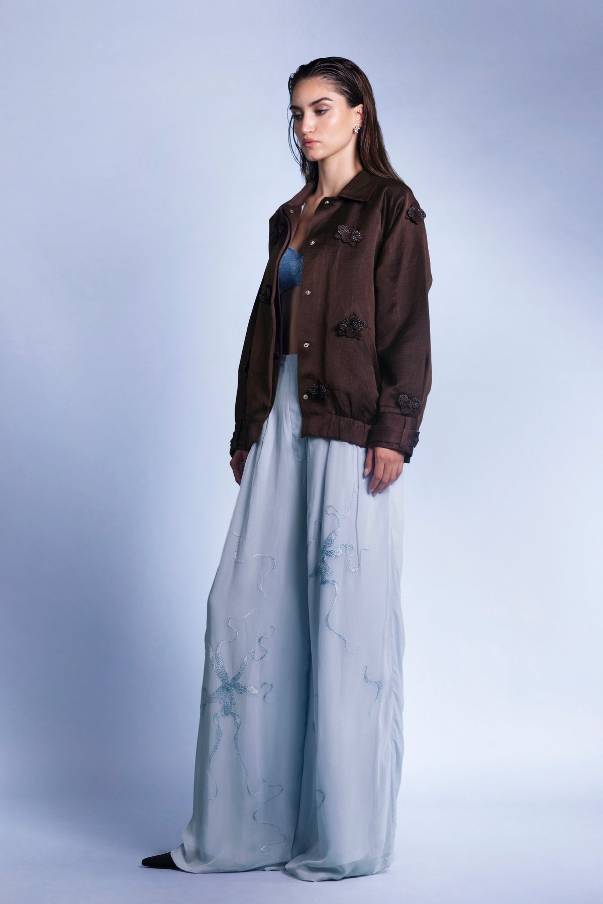 SKY SULL OF ORCHIDS JACKET