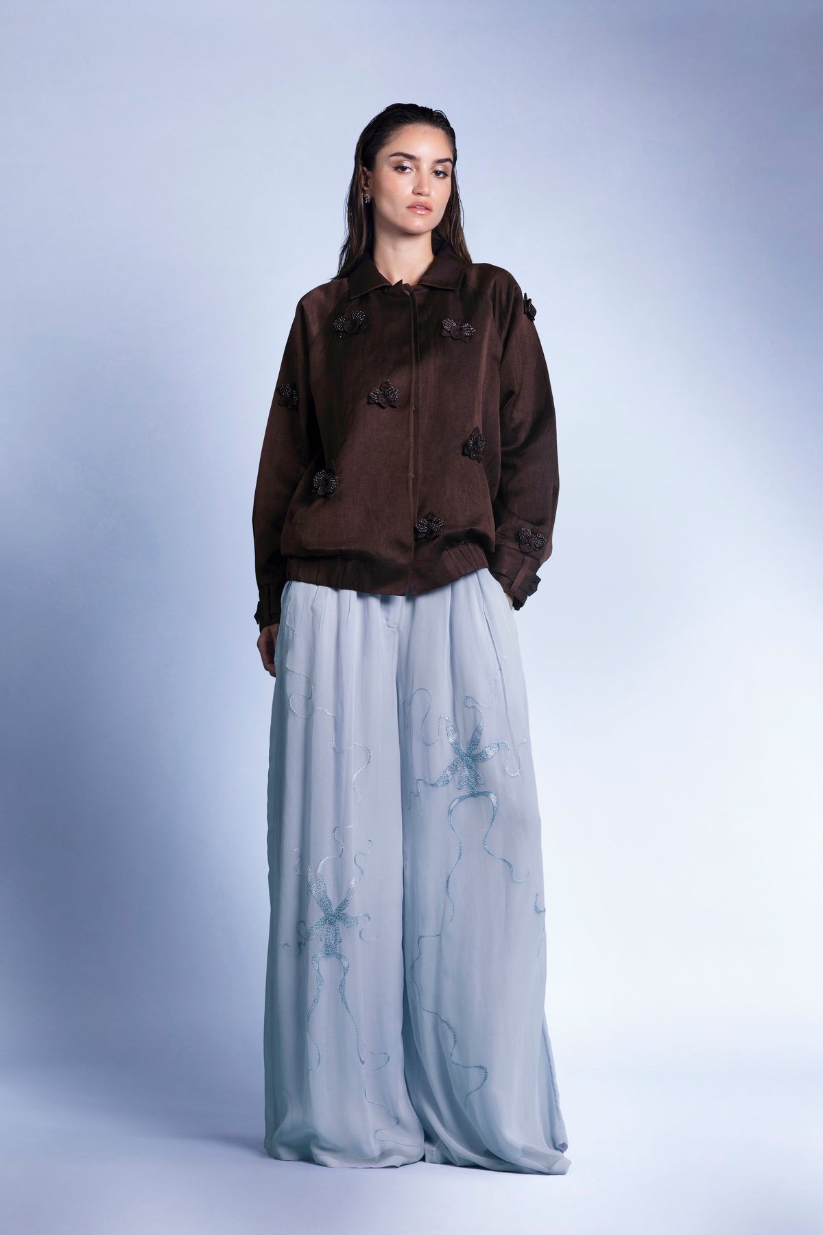 SKY SULL OF ORCHIDS JACKET