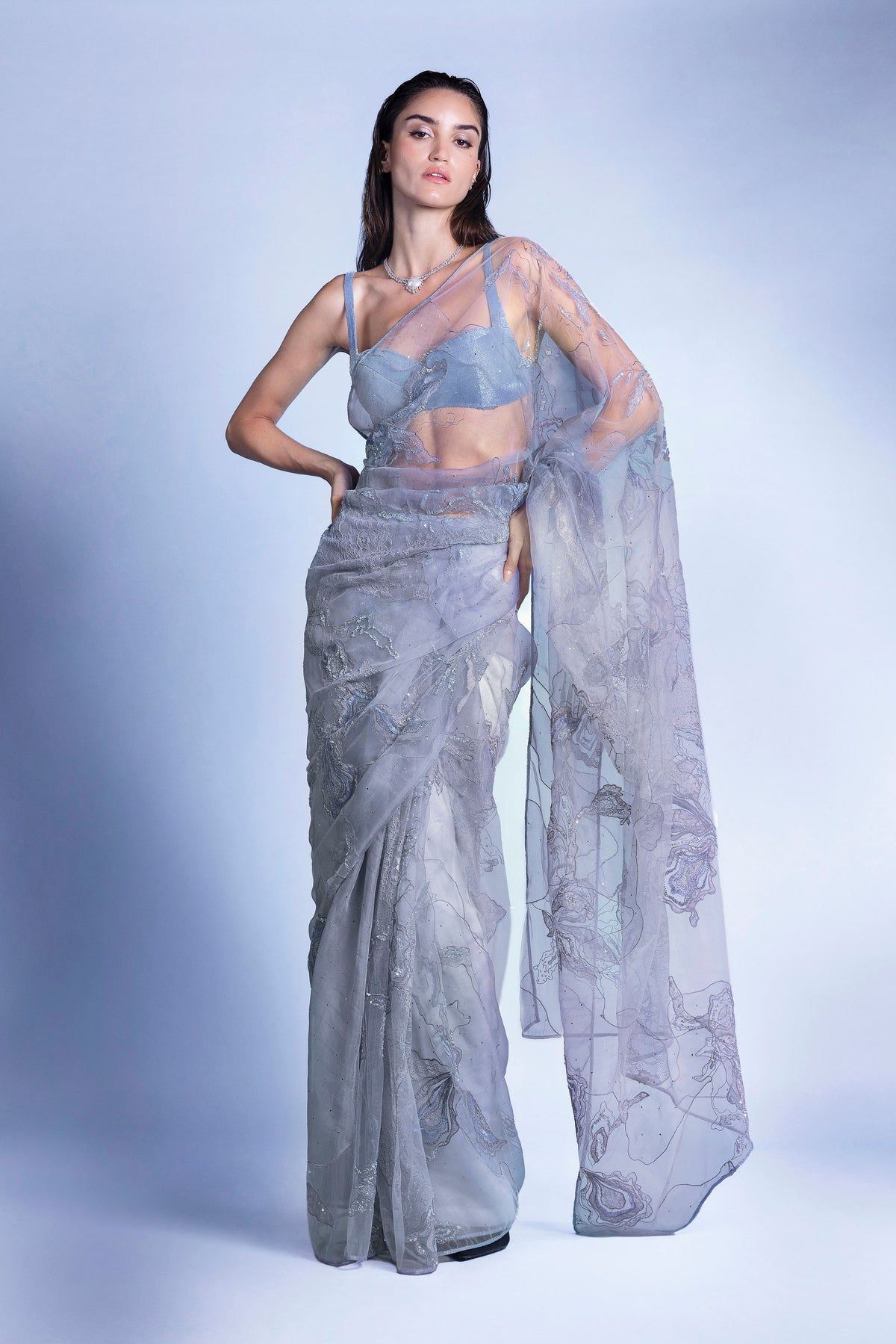PEARLS OF PARADISE SAREE