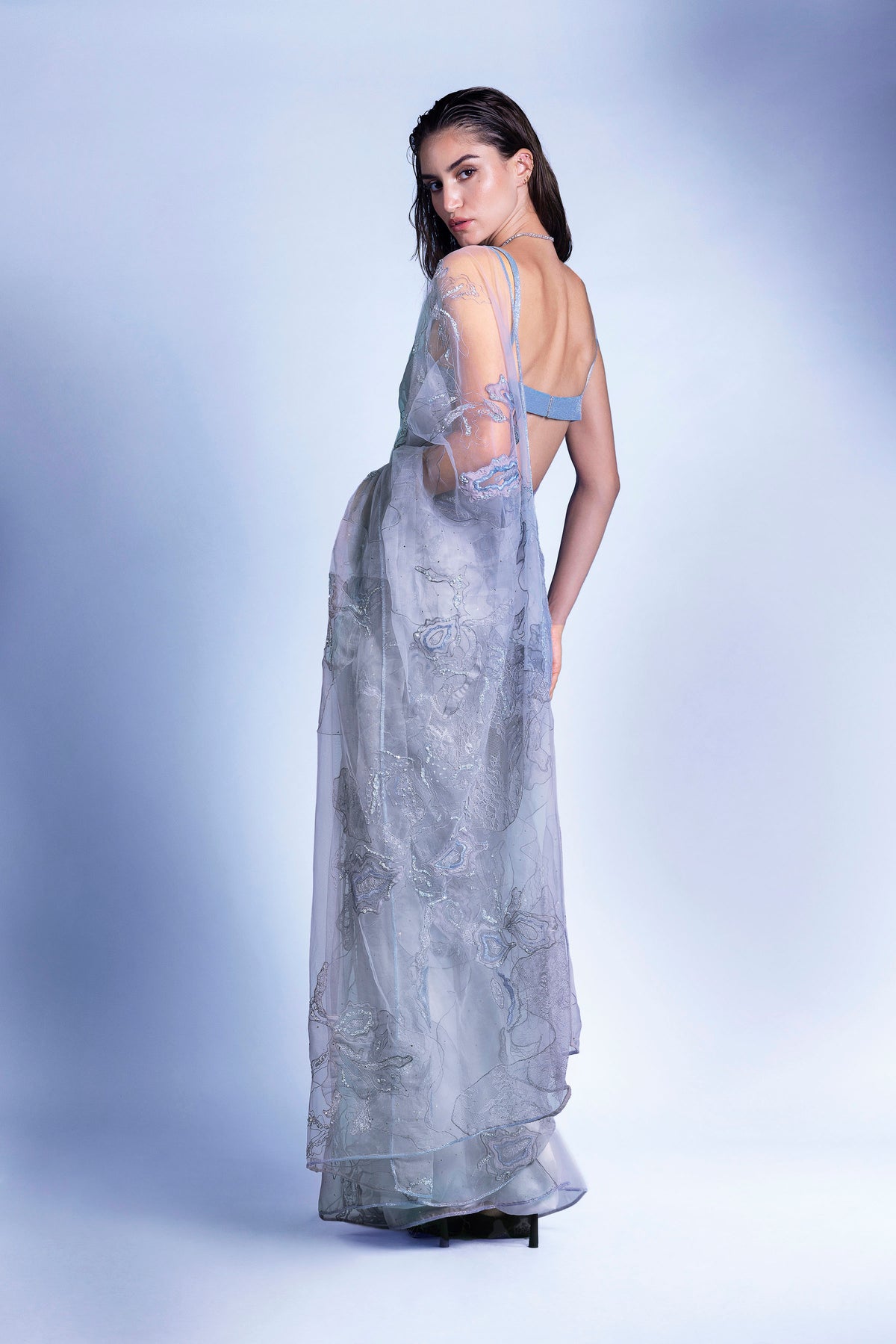 PEARLS OF PARADISE SAREE
