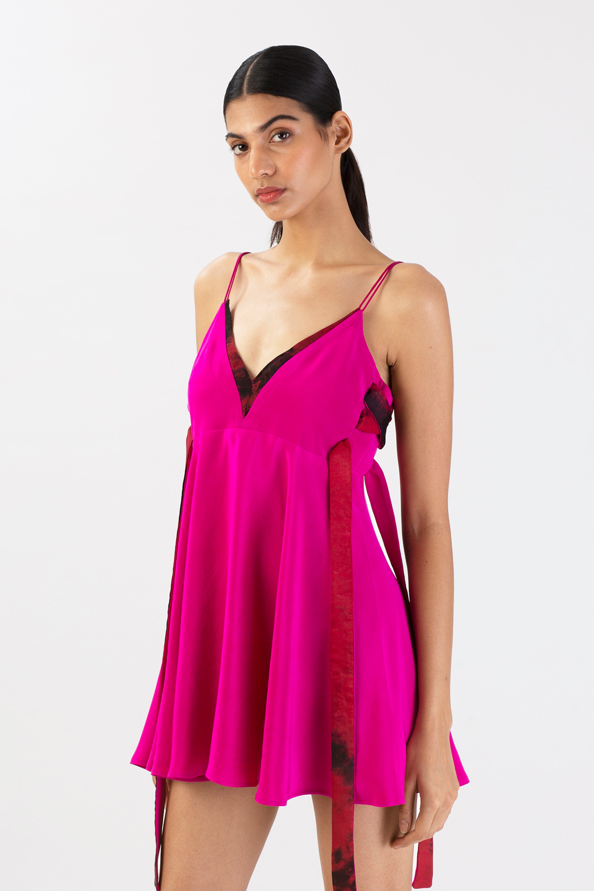 Fuchsia Dusk Mini Dress