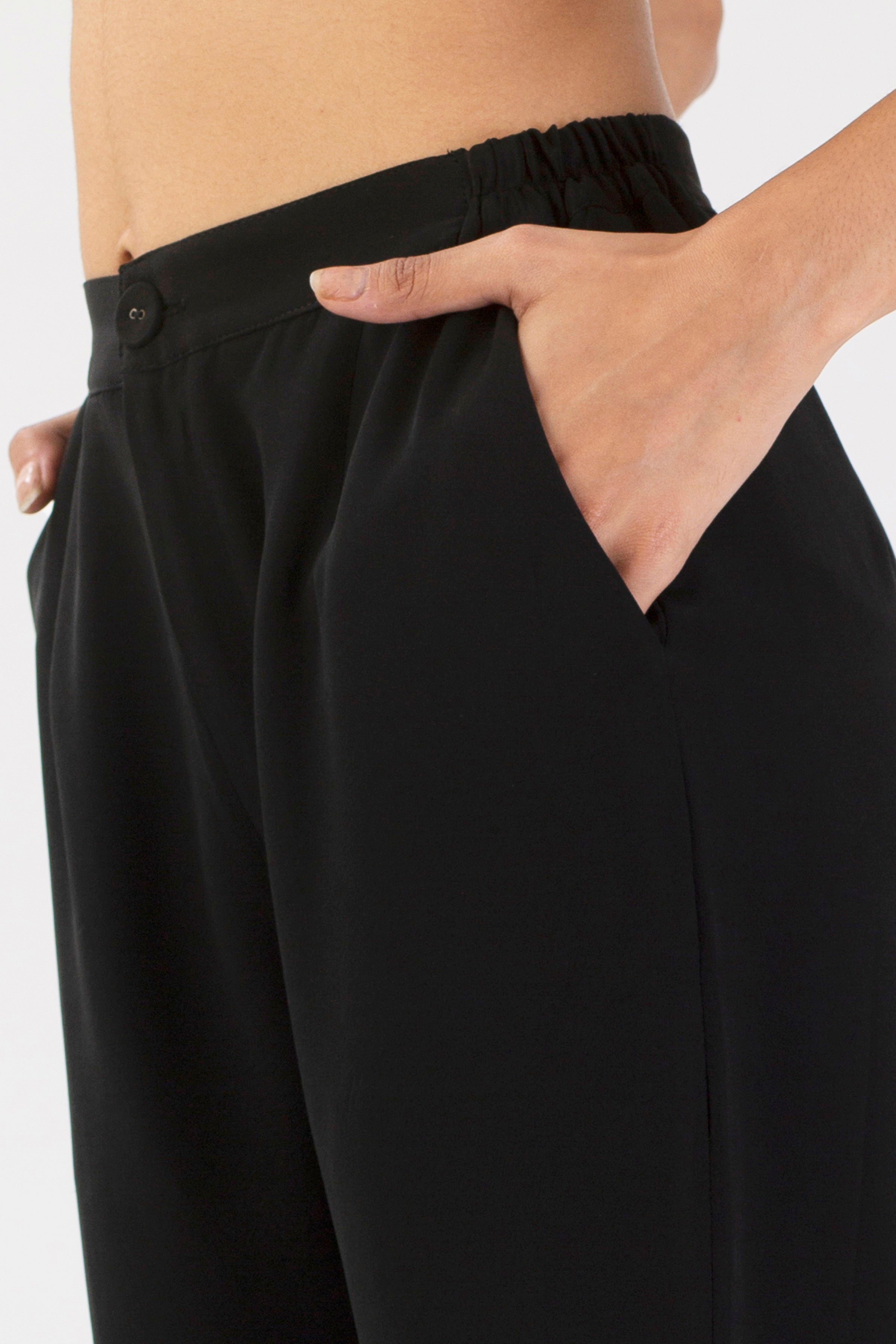 Black Silk trousers Loewe - Vitkac Italy
