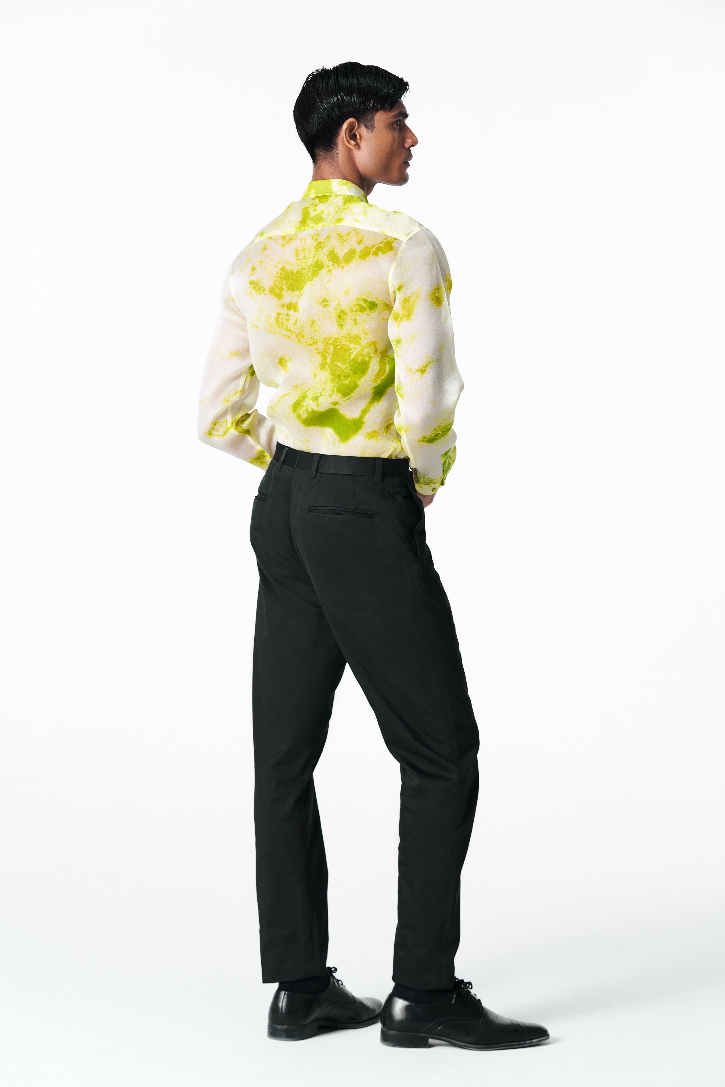 Chartreuse Dews Silk Shirt