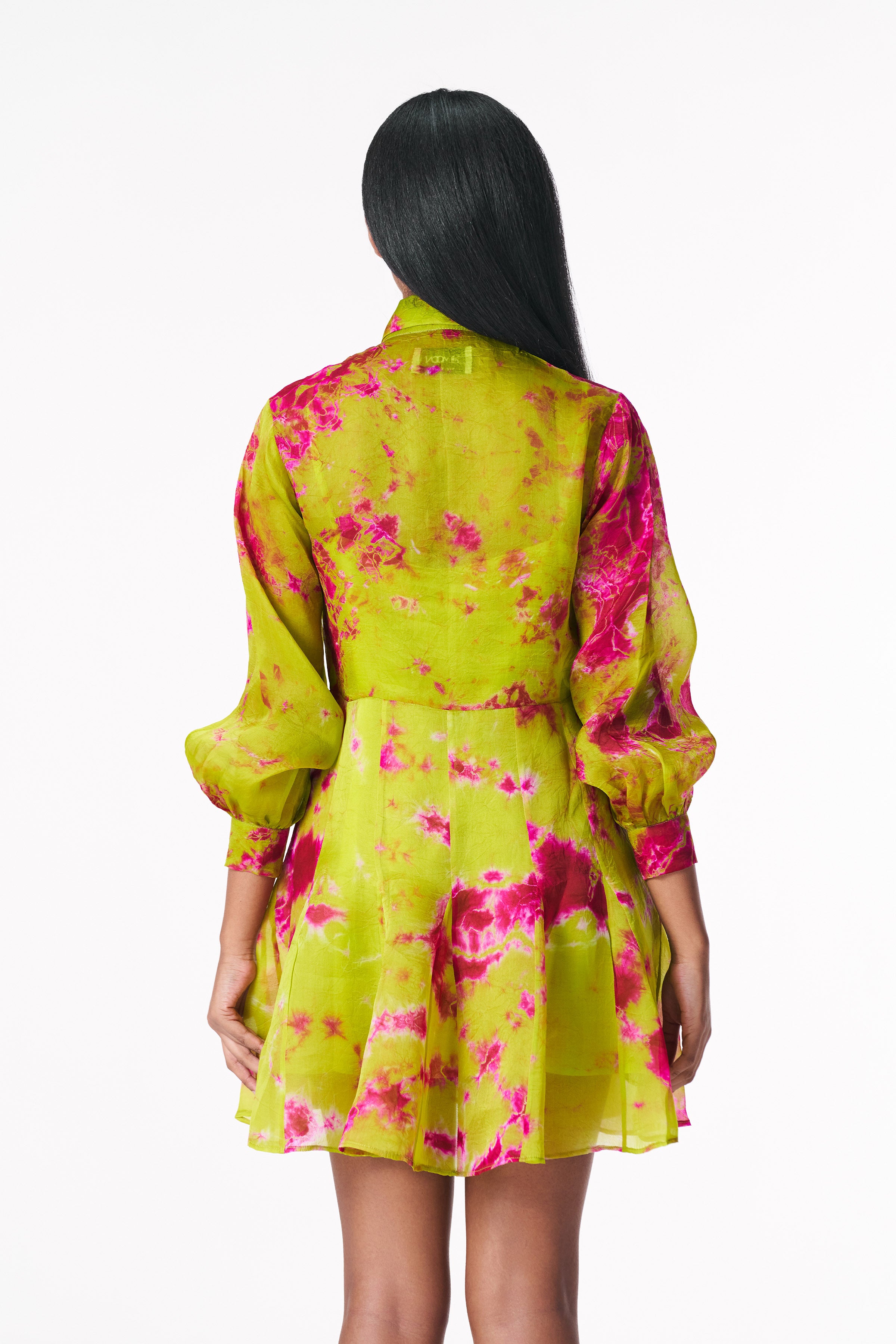 CHARTREUSE SEAS SHIRT DRESS