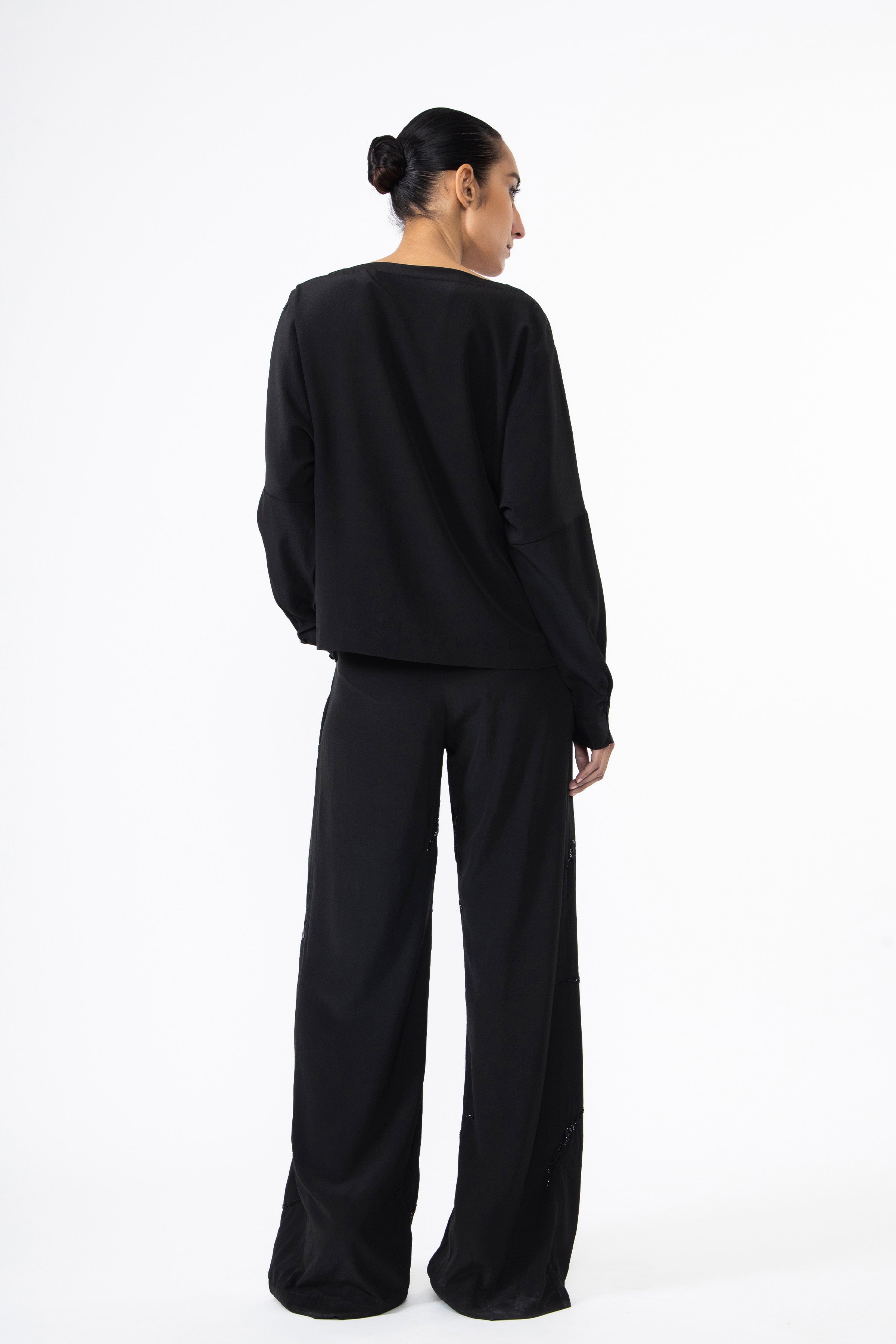 Thousand Crescents Pleated Trousers